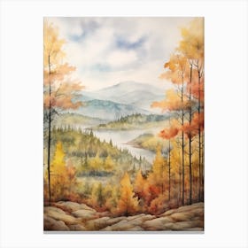 Autumn Forest Landscape The Mark Twain National Forest Canvas Print