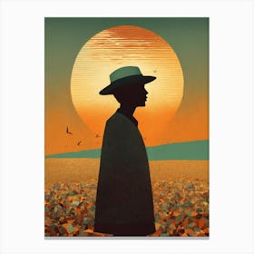 Man In Hat 1 Canvas Print