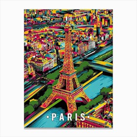 Paris Eiffel Tower Canvas Print