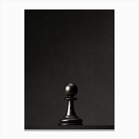 CHESS - The Black Pawn I Canvas Print