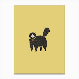 Black Cat Canvas Print