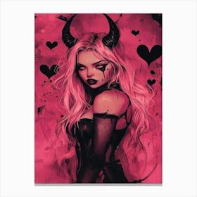 Devil Girl 1 Canvas Print