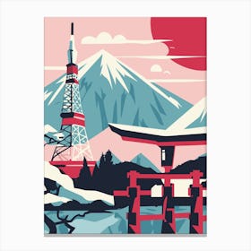 Japanese Landscape 2 Canvas Print