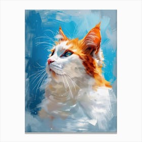 Portrait Of A Cat Canvas Print