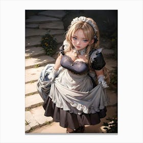 Cute Girl Canvas Print