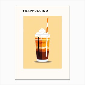 Frappuccino Coffee Canvas Print