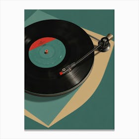 Vinyl Record Stock Videos & Royalty-Free Footage 3 Canvas Print