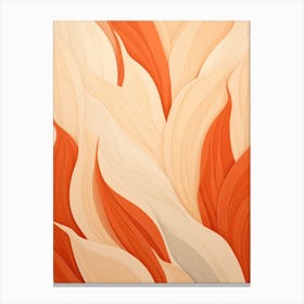 Abstract Flames Canvas Print