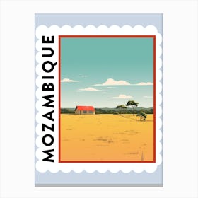 Mozambique Travel Stamp Poster Canvas Print