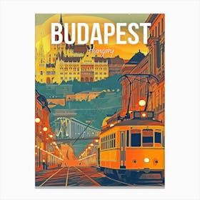 Budapest Travel Canvas Print