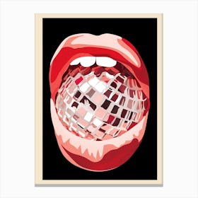 Disco Kiss 2 Canvas Print