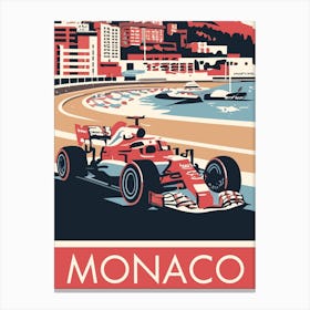 Monaco F1 Canvas Print
