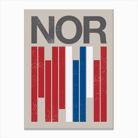 Norway Flag Canvas Print