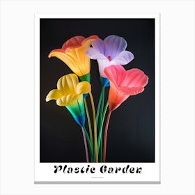 Bright Inflatable Flowers Poster Moonflower 3 Canvas Print