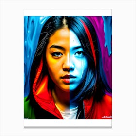 Asian Girl~ Escape Clause ~ Reimagined Canvas Print