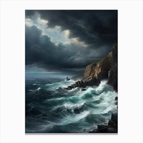 Stormy Seas Canvas Print