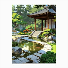 Japanese Garden 4 Canvas Print