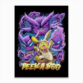 Pokemon Pikachu Anime Poster 1 Canvas Print