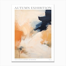 Autumn Exhibition Modern Abstract Poster 26 Canvas Print
