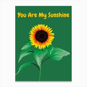 You Are My Sunshine Canvas Print