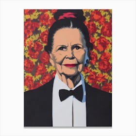 Ruth Gordon Illustration Movies Canvas Print