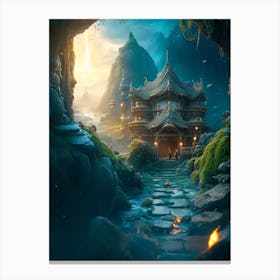 Tavern Of Legendary Canvas Print