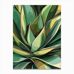 Agave Plant Canvas Print