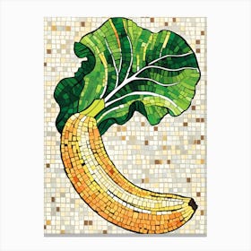 Mosaic Banana 1 Canvas Print