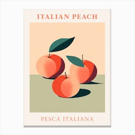 Italian Peach Canvas Print