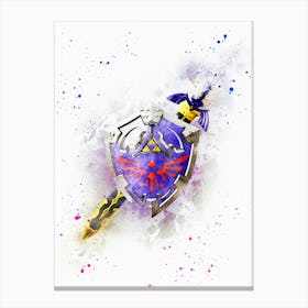 Zelda Watercolor 2 Canvas Print