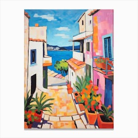 Palma De Mallorca 4 Fauvist Painting Canvas Print