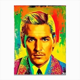 Jim Caviezel Colourful Pop Movies Art Movies Canvas Print