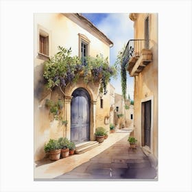 Puglia, Italy with olive trees 5 Canvas Print