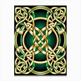 Abstract Celtic Knot 6 Canvas Print