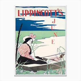 Lippincott's, June, Edward Penfield Canvas Print