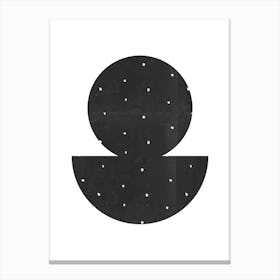 Geo And Dots Canvas Print