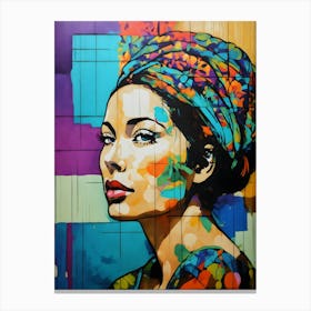 Woman In A Turban Canvas Print