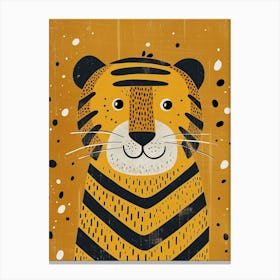 Yellow Tiger 3 Canvas Print