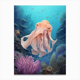 Dumbo Octopus Illustration 11 Canvas Print