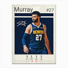 Jamal Murray Canvas Print