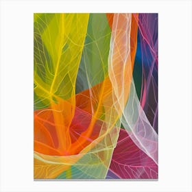 Abstract Leaves Canvas Print