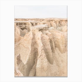 Canyon In The Desert Landscape Canvas Print