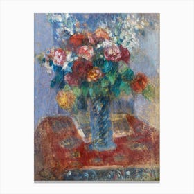 Bouquet De Fleurs, Camille Pisarro Canvas Print
