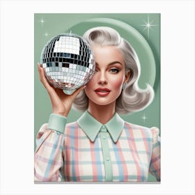 Disco Girl Canvas Print