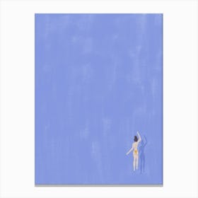 Swimmer girl Canvas Print