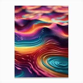 Abstract Painting Print     Canvas Print