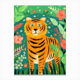 Tiger In The Jungle 19 Canvas Print