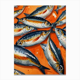 Sardines 21 Canvas Print