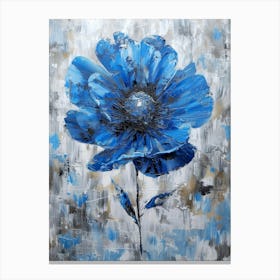 Blue Poppy 7 Canvas Print