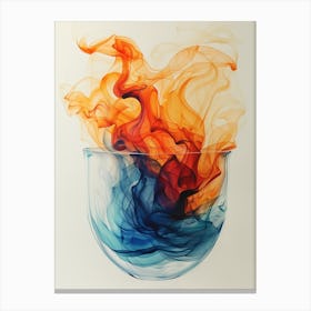 Bowl Of Fire Canvas Print